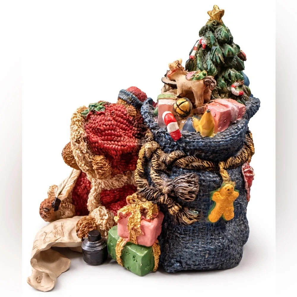 Grandeur Noel Bear Stocking Holder Teddy Christmas Decor w/ Box - Picture 2 of 6